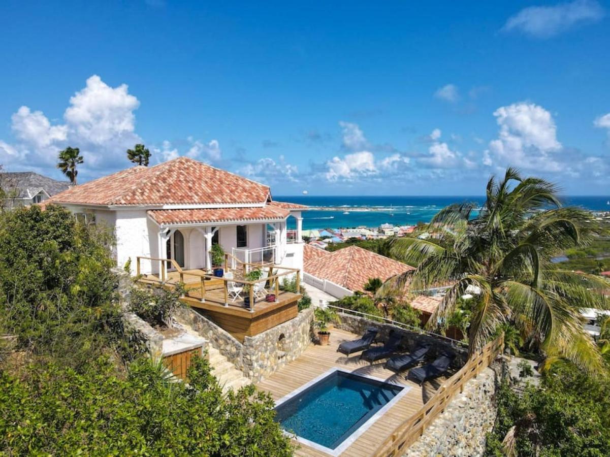 Villa West Indies, spectacular sea view, inside Orient Bay resort, private pool Exterior foto