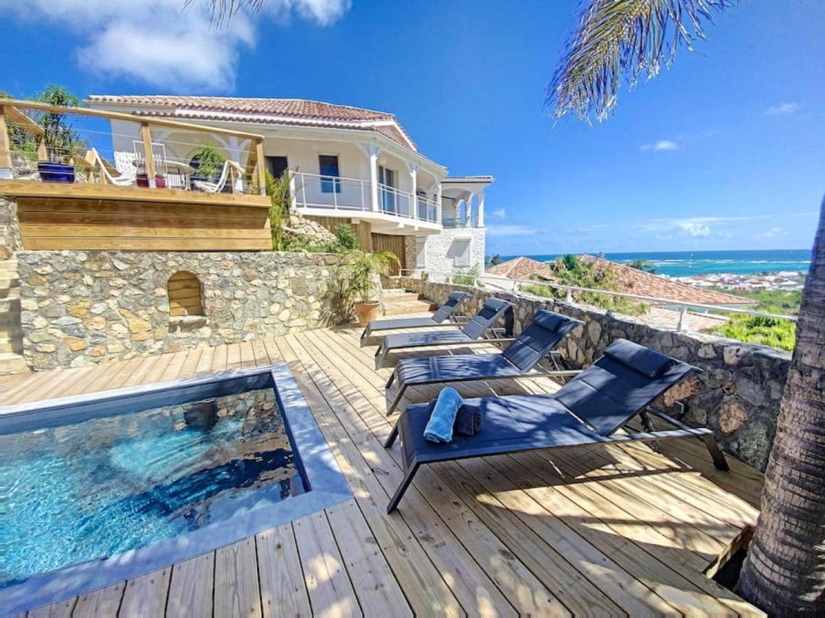 Villa West Indies, spectacular sea view, inside Orient Bay resort, private pool Exterior foto