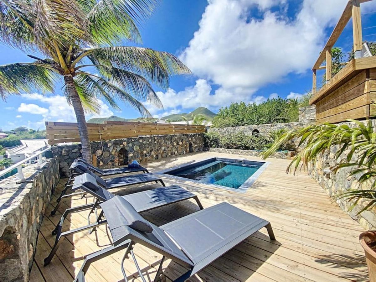 Villa West Indies, spectacular sea view, inside Orient Bay resort, private pool Exterior foto